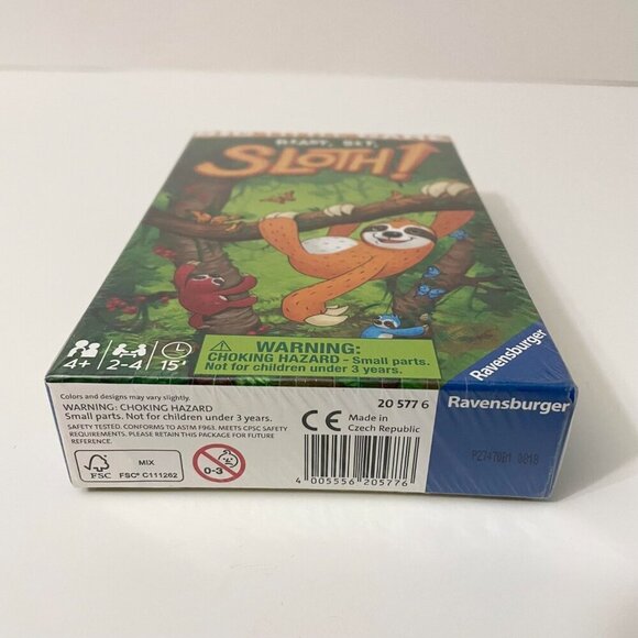 Ravensburger Ready Set Sloth Big Little Game Card Game Sealed - Picture 4 of 10